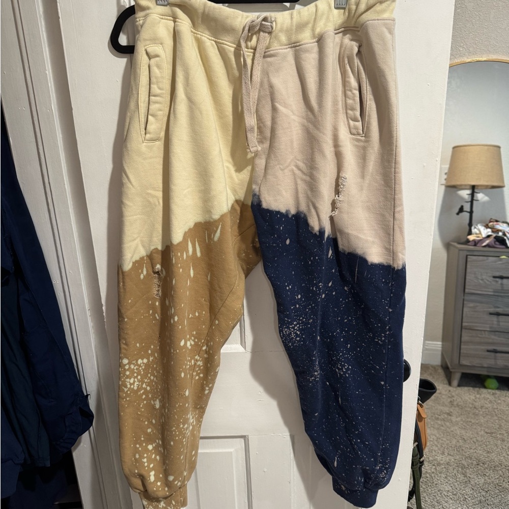 La Destresse Acid Wash Joggers